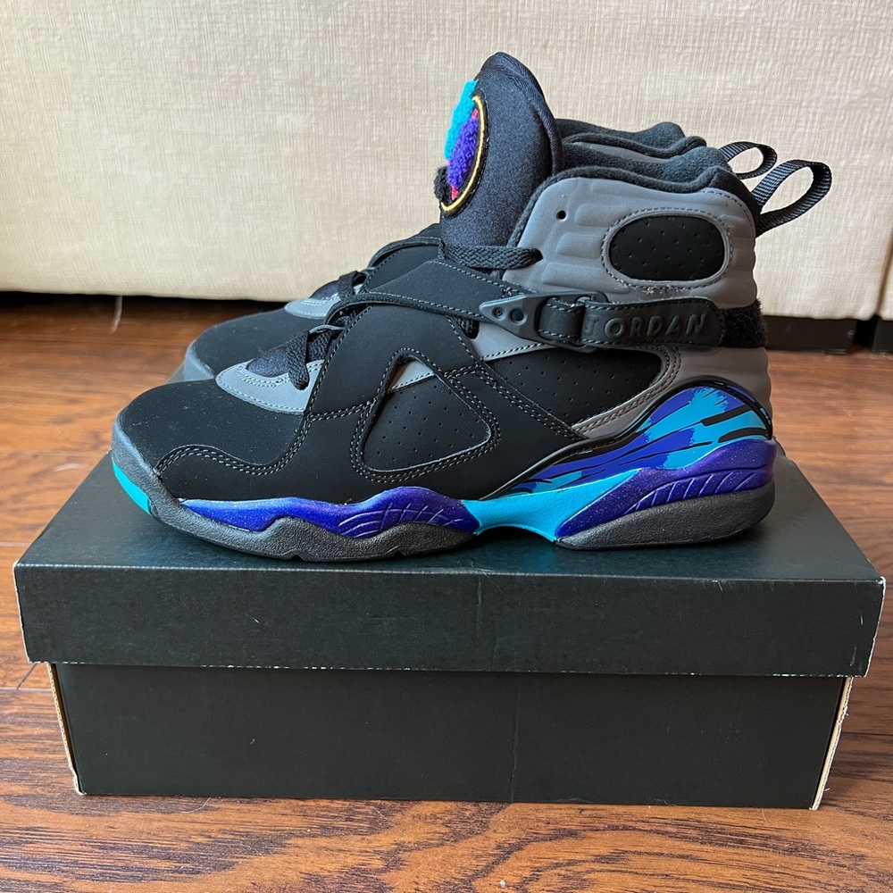 NIB ✨ Nike Air Jordan 8 Retro ‘Aqua’ GS | Size 6.5y 8w